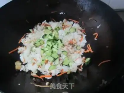 Make Ham and rice step 6