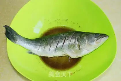 Make Steamed sea bass step 7