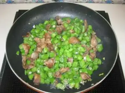 Make Weenie fried the beans step 7