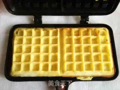 Make original waffles step 8