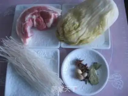Make Sour sauce and white meat step 0