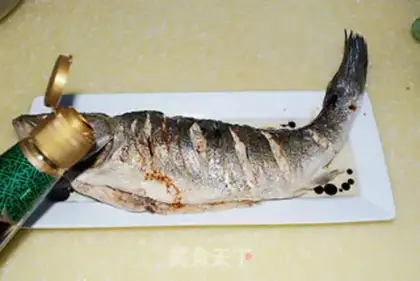 Make Steamed sea bass step 15