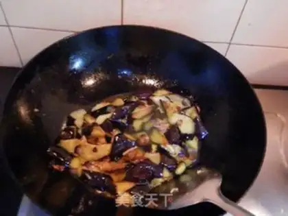 Make Salt fish eggplant step 6
