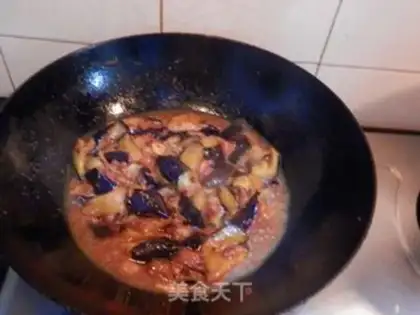 Make Salt fish eggplant step 7