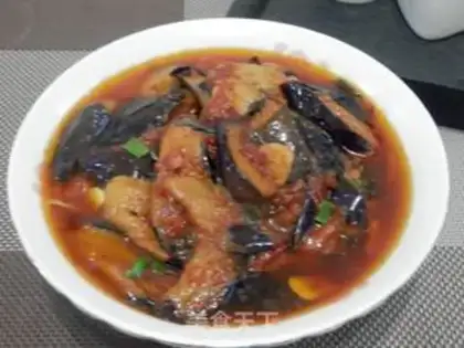 Make Salt fish eggplant step 8