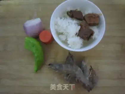 Make Shrimp rice step 0