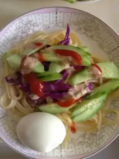 Make Breakfast pasta step 0