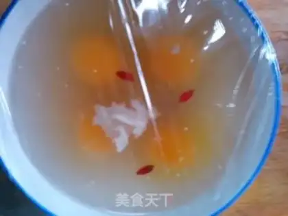 Make Pussy steamed eggs step 3