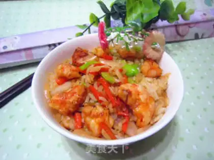 Make Shrimp rice step 8