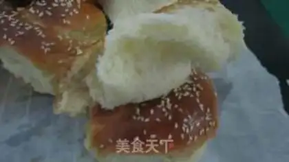 Make Sesame milk buns step 11