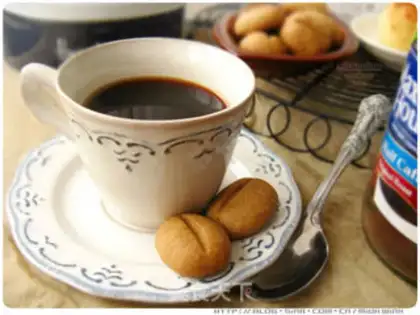 Make Coffee bean cookies step 8