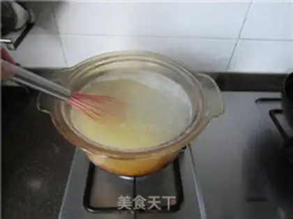 Make The porridge of the mountain step 4