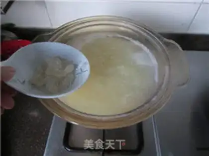 Make The porridge of the mountain step 5