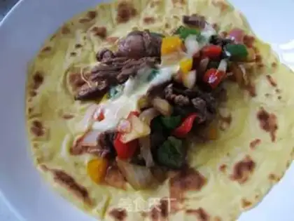 Make Beef pepper roll step 1