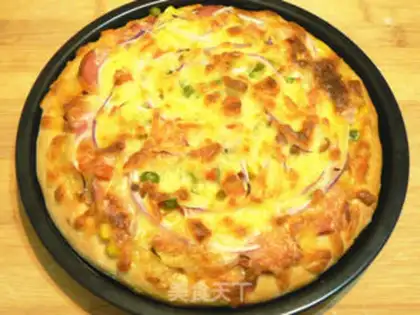 Make Baked sausage mushroom pizza step 23