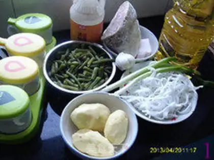 Make Potato powdered beans step 0