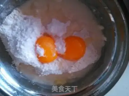 Make Milk eggcake step 2