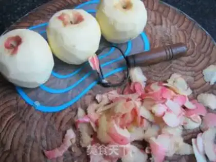 Make Sweet apple dry step 0