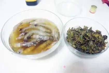 Make Tea shrimp step 3