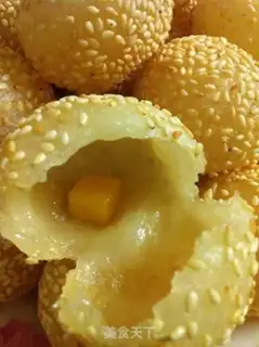 Make Mango sesame ball step 8