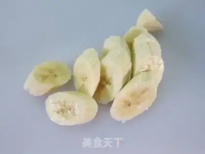 Make Banana soya juice step 1