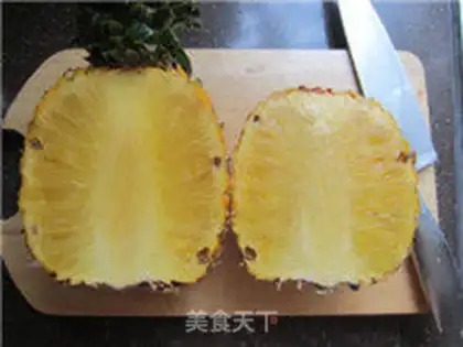 Make The pineapple boat grunts step 8