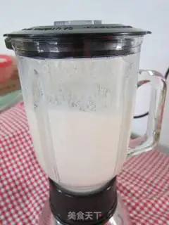 Make Banana soya juice step 4
