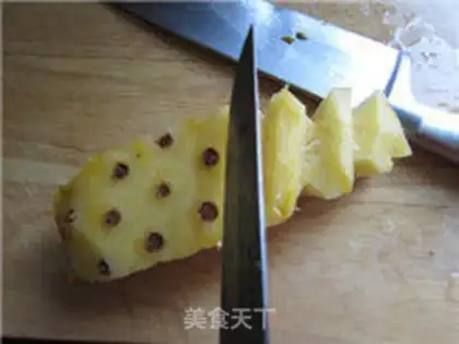 Make The pineapple boat grunts step 11