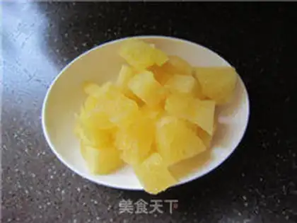 Make The pineapple boat grunts step 12