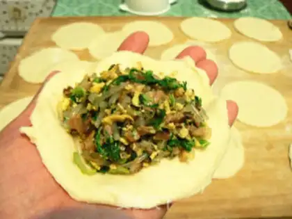 Make The mushroom veggie bag step 11