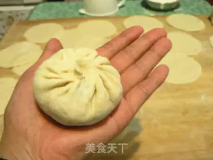 Make The mushroom veggie bag step 12