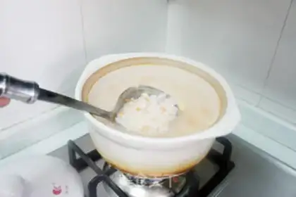Make Seafood congee step 5