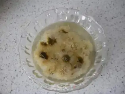 Make Ice-gill congee step 1