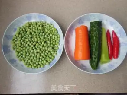 Make Carrot peas step 0
