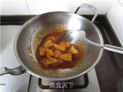 Make The pineapple boat grunts step 27
