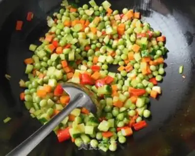 Make Carrot peas step 5