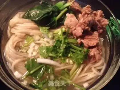 Make Fresh beef noodles step 10