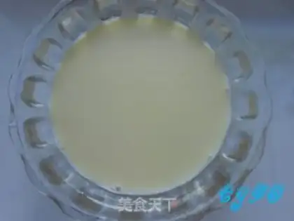 Make Strawberry milk and eggs step 3
