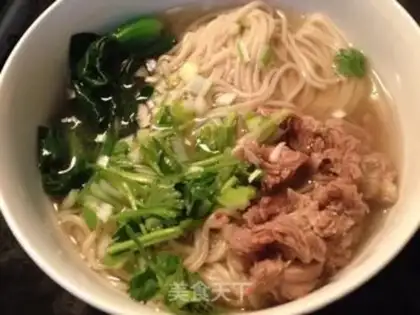 Make Fresh beef noodles step 11