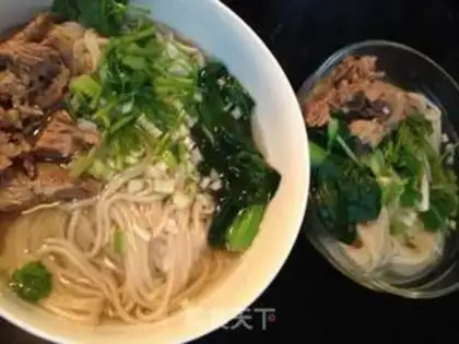 Make Fresh beef noodles step 12