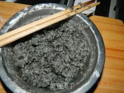 Make Black sesame waffles step 2