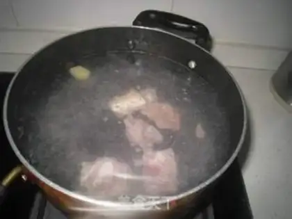 Make Black sesame fish soup step 3