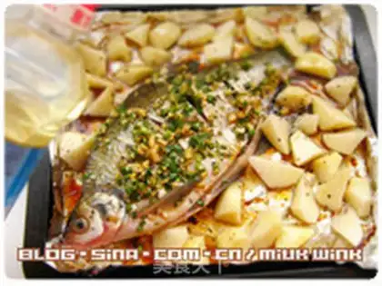 Make Garlic roasted mackerel step 2