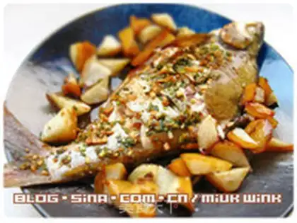 Make Garlic roasted mackerel step 3