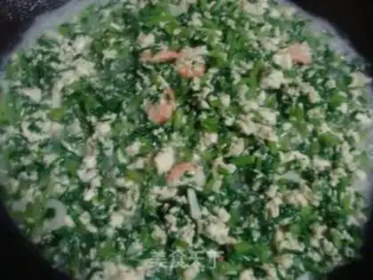 Make Cream shrimp, tofu step 3