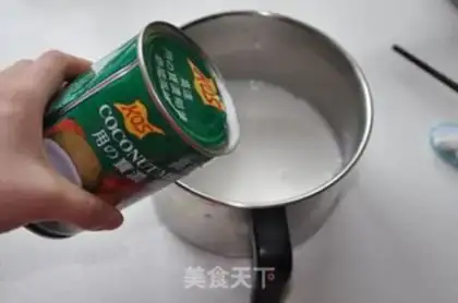 Make Coconut rice cake step 4