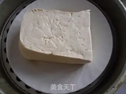 Make Gold and silver tofu step 1