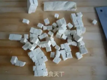 Make Gold and silver tofu step 2