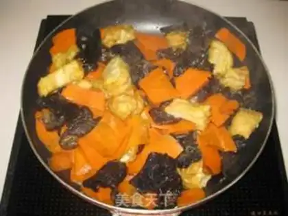 Make Carrot, wood, oil step 7