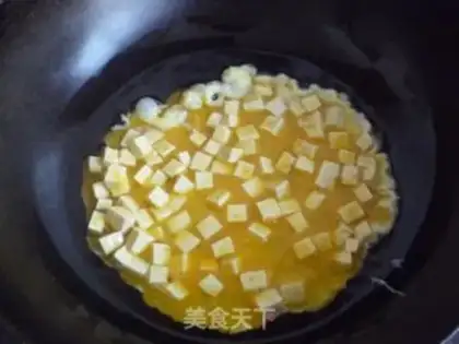 Make Gold and silver tofu step 6